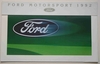 Kalender Ford Motorsport 1992