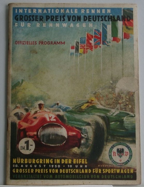 20 21 April 1968 Grosser Preis v Deutschland Nürburgring PROGRAMMHEFT å IV03 * 