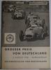 Formel 1 Programmheft Großer Preis von Deutschland - Nürburgring 1958