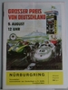 Formel 1 Programmheft Großer Preis von Deutschland - Nürburgring 1962
