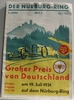 Formel 1 Programmheft Großer Preis von Deutschland - Nürburgring 1931