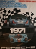 Porsche Plakat - Weltmeister 1969 1970 1971