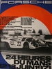 Porsche Plakat - 24 Stunden von LeMans 1971