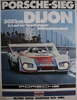 Porsche Plakat - Porsche Sieg 500 Km Dijon