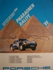 Porsche Plakat - Pharaonen Rallye 1985