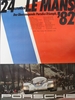 Porsche Plakat - 24 Stunden von LeMans 1982
