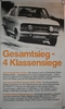 Opel Motorsport Plakat - Gesamtsieg - 4 Klassensiege