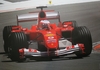 Ferrari Werk Plakat - Rubens Barrichello Formel 1 2004