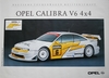 Opel Motorsport Plakat - Opel Calibra V6 4x4